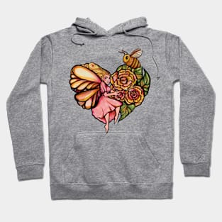 Spring Bee Fairy Art Hoodie